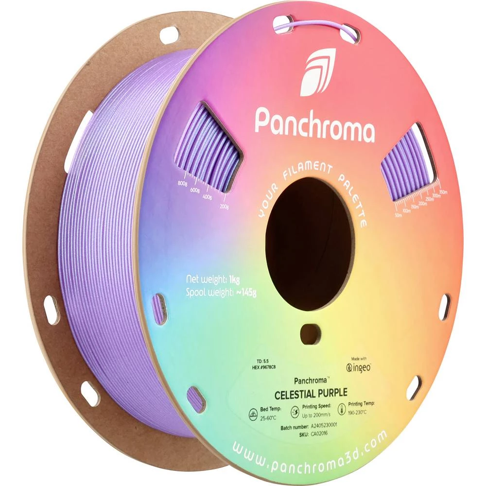 Polymaker CA02016 Panchroma™ Celestial 3D pisač filament PLA, PLA svjetlucavi višebojni 1.75 mm 1000 g purpurna, ljubiča slika