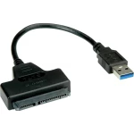 Value tvrdi disk adapterski kabel [1x USB 3.2 gen. 1 utikač A (USB 3.0) - 1x kombinirani ženski konektor sata, 15 + 7 polov] 0.15 m