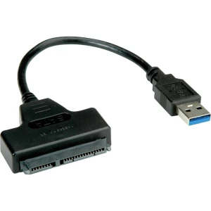Value tvrdi disk adapterski kabel [1x USB 3.2 gen. 1 utikač A (USB 3.0) - 1x kombinirani ženski konektor sata, 15 + 7 polov] 0.15 m slika