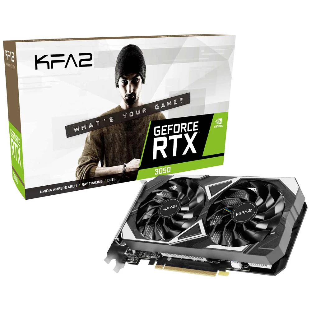 KFA2 grafička kartica Nvidia GeForce RTX 3050 EX (1-Click OC-Funktion) 6 GB GDDR6-RAM PCIe x16 DisplayPort, HDMI™ navi slika
