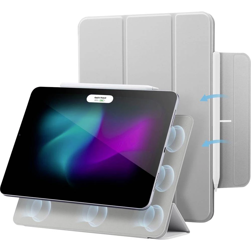 ESR Rebound Magnetic Case tablet etui Apple iPad Pro 11" (M4 2024) 27,9 cm (11") etui s poklopcem siva  slika