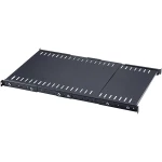 19 " Polica za uređaje mrežnog ormara 1 U Intellinet 714389 Proširivi Prikladno za dubinu ormara: od 800 mm Crna (RAL 9005)