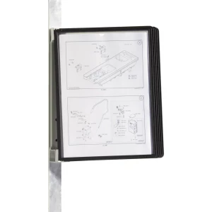 Durable Zidni nosač zaslona VARIO® MAGNET WALL 5 Crna slika