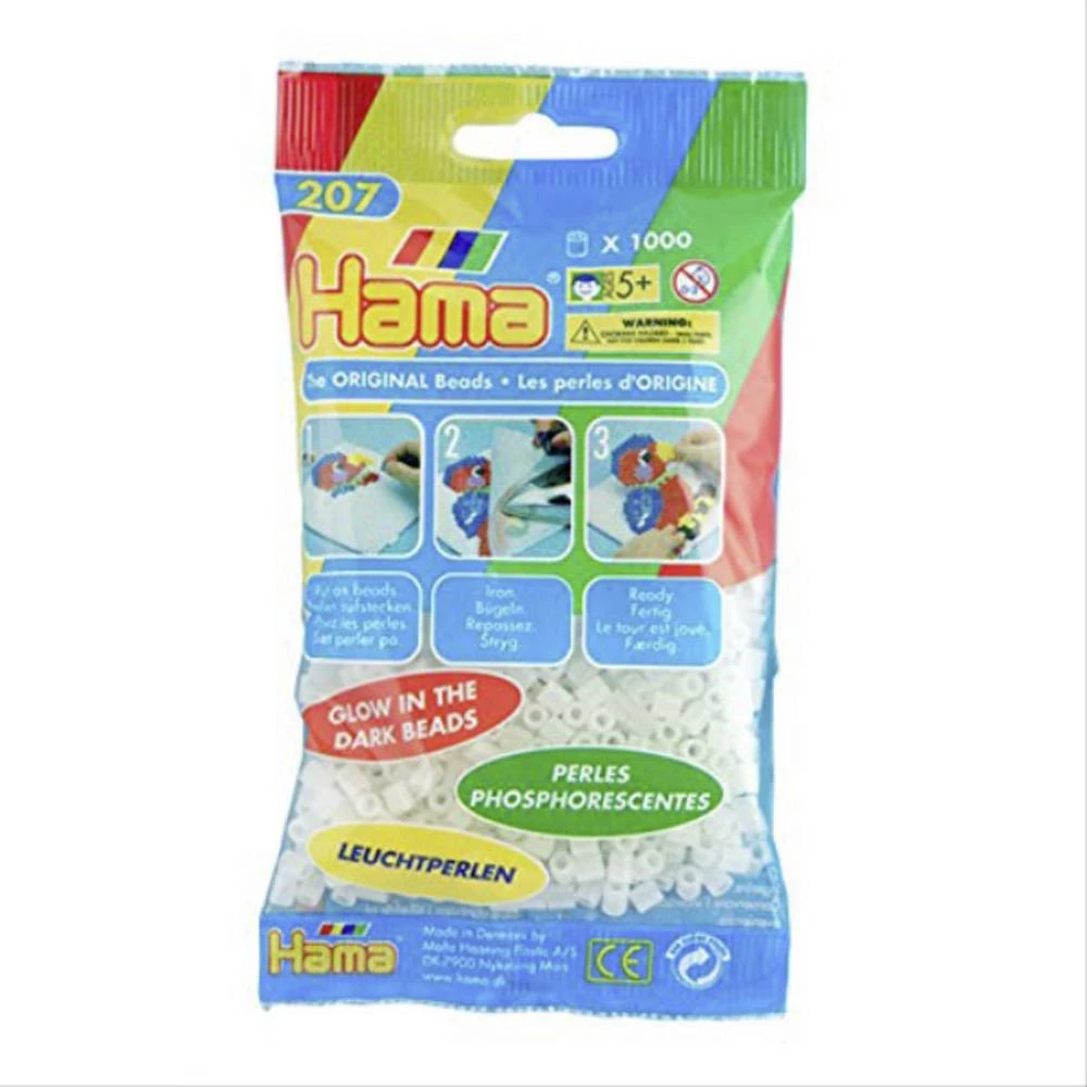 Vedes HAMA Perlen, leuchtgrün, 1.000 Stück 207-55 slika