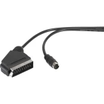 SpeaKa Professional DIN-Anschluss / SCART av priključni kabel [1x muški konektor mini din - 1x muški konektor SCART] 1.5