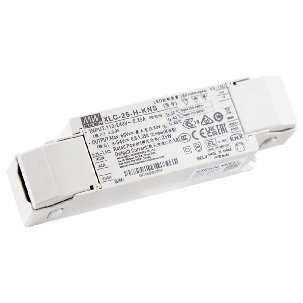 MEAN WELL LED pretvarač 25 W 1.05 A 54 V slika