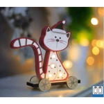 Hellum 524185 Mačka (sjedi) Toplo-bijela LED Šarena boja