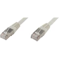 LAN (RJ45) Mreža Priključni kabel CAT 6 S/FTP 15 m Siva Dvostruko zaštićen econ connect slika