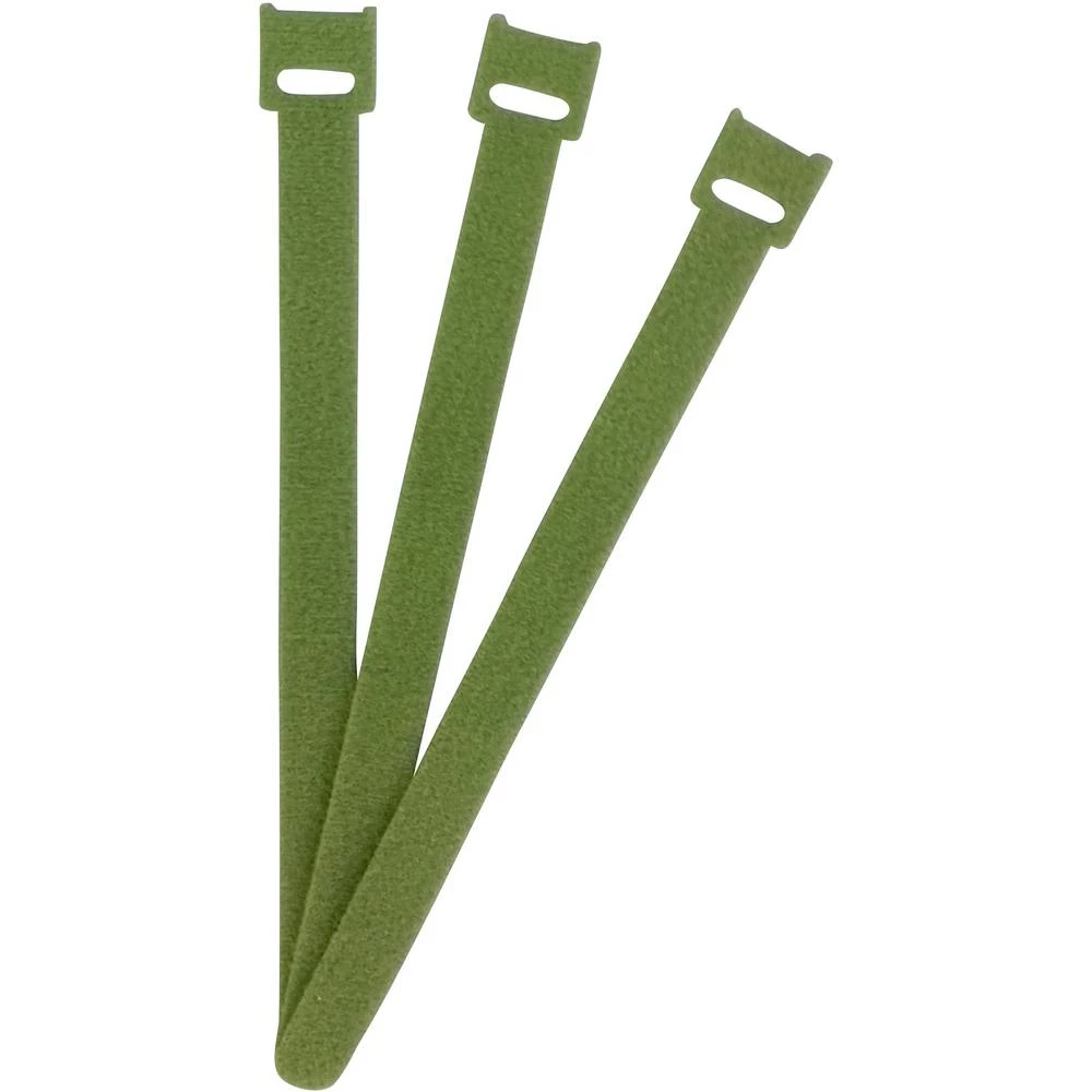 FASTECH® prianjajuća kabelska vezica za povezivanje grip i mekana vunena tkanina (D x Š) 200 mm x 13 mm zelena 100 kom. slika