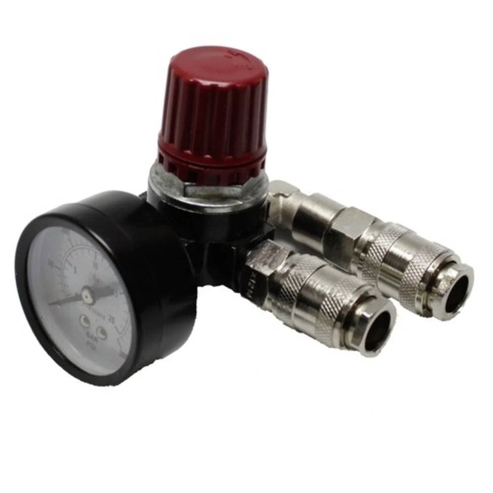 Aerotec 9051084 reduktor tlaka komprimiranog zraka 1/4" (6,3 mm) podesivo kom. slika