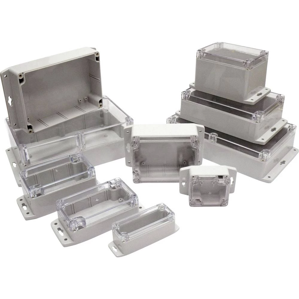 Gainta  G221CMF univerzalno kućište 115 x 90 x 80  polikarbonat  svijetlosiva, bistra 1 St. slika