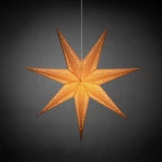 Konstsmide 5931-600 božićna zvijezda zvijezda smeđa boja s prekidačem