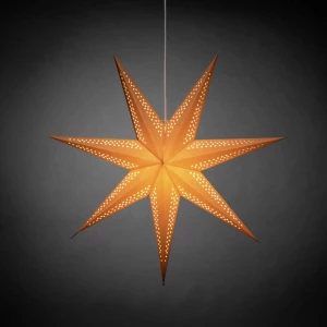 Konstsmide 5931-600 božićna zvijezda zvijezda smeđa boja s prekidačem slika