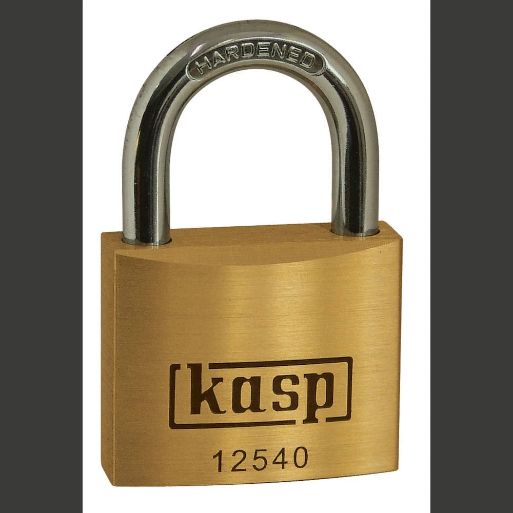 Kasp K12530A3 lokot 30 mm isto zatvaranje zlatno-žuta zaključavanje s ključem slika