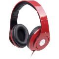 Naglavne slušalice Gembird Detroit Na ušima Sklopive, Slušalice s mikrofonom Crvena slika
