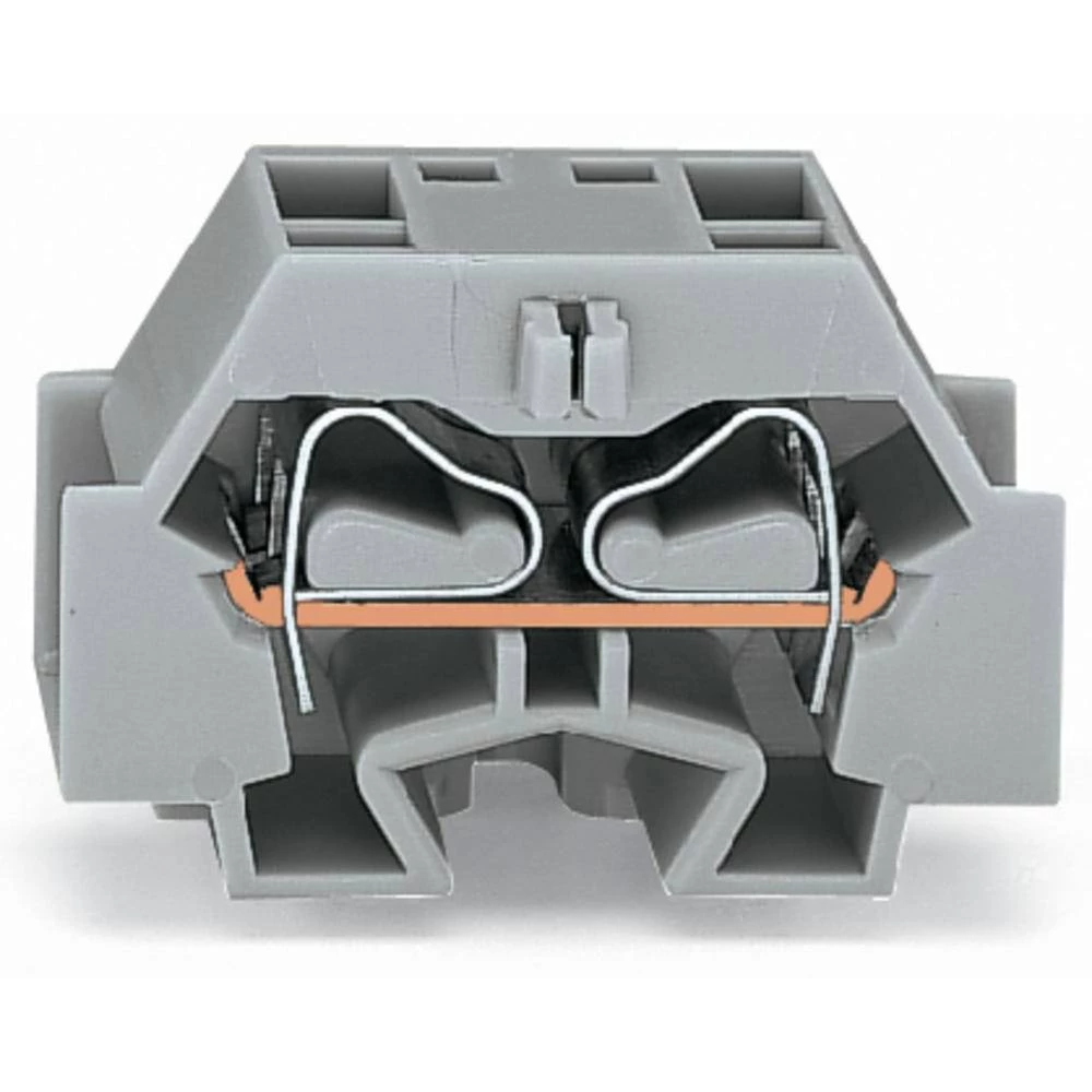 WAGO 262-331 pojedinačna stezaljka 12 mm opruga Dostupnost: l siva 100 St. slika