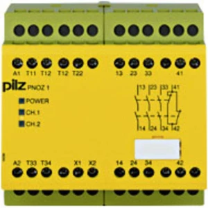 Sigurnosni relej PNOZ 1 24VDC 3n/o 1n/c PILZ Radni napon (broj): 24 V/DC 3 zatvarač, 1 otvarač (Š x V x d) 90 x 87 x 121 mm 1 ST slika