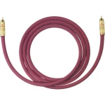 Oehlbach Cinch Audio Priključni kabel [1x Muški cinch konektor - 1x Muški cinch konektor] 1 m Bordo boja pozlaćeni kontakti