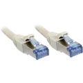 LINDY 47136 RJ45 mrežni kabel, Patch kabel cat 6a S/FTP 5.00 m siva sa zaštitom za nosić 1 St. slika