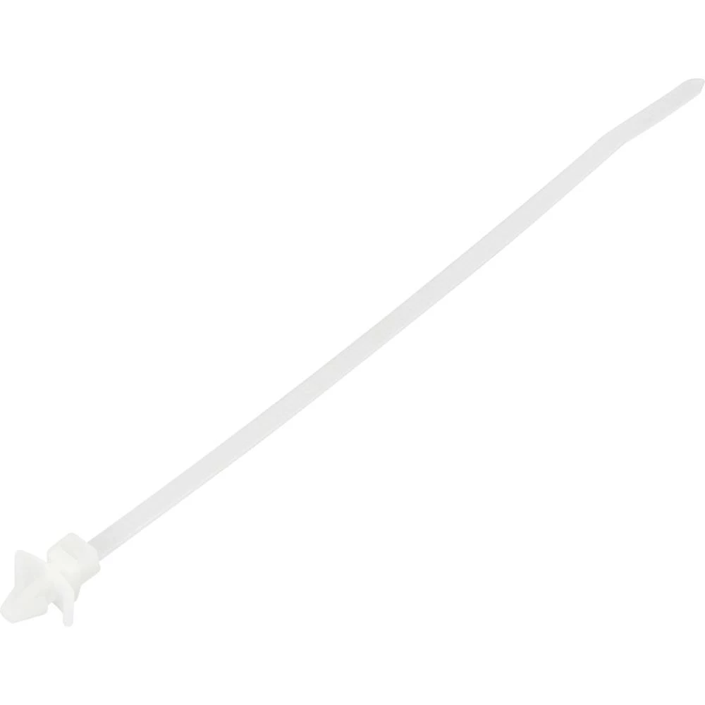 TRU COMPONENTS TC-13030676 TC-WM-115-3.6-N vezice 155 mm 3.6 mm prirodna s krilnim zatvaračem, kemijska otpornost 100 St slika