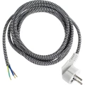 as - Schwabe 87202 Mrežni kabel, priključni kabel za štednjak Željezni priključni kabel 3m slika