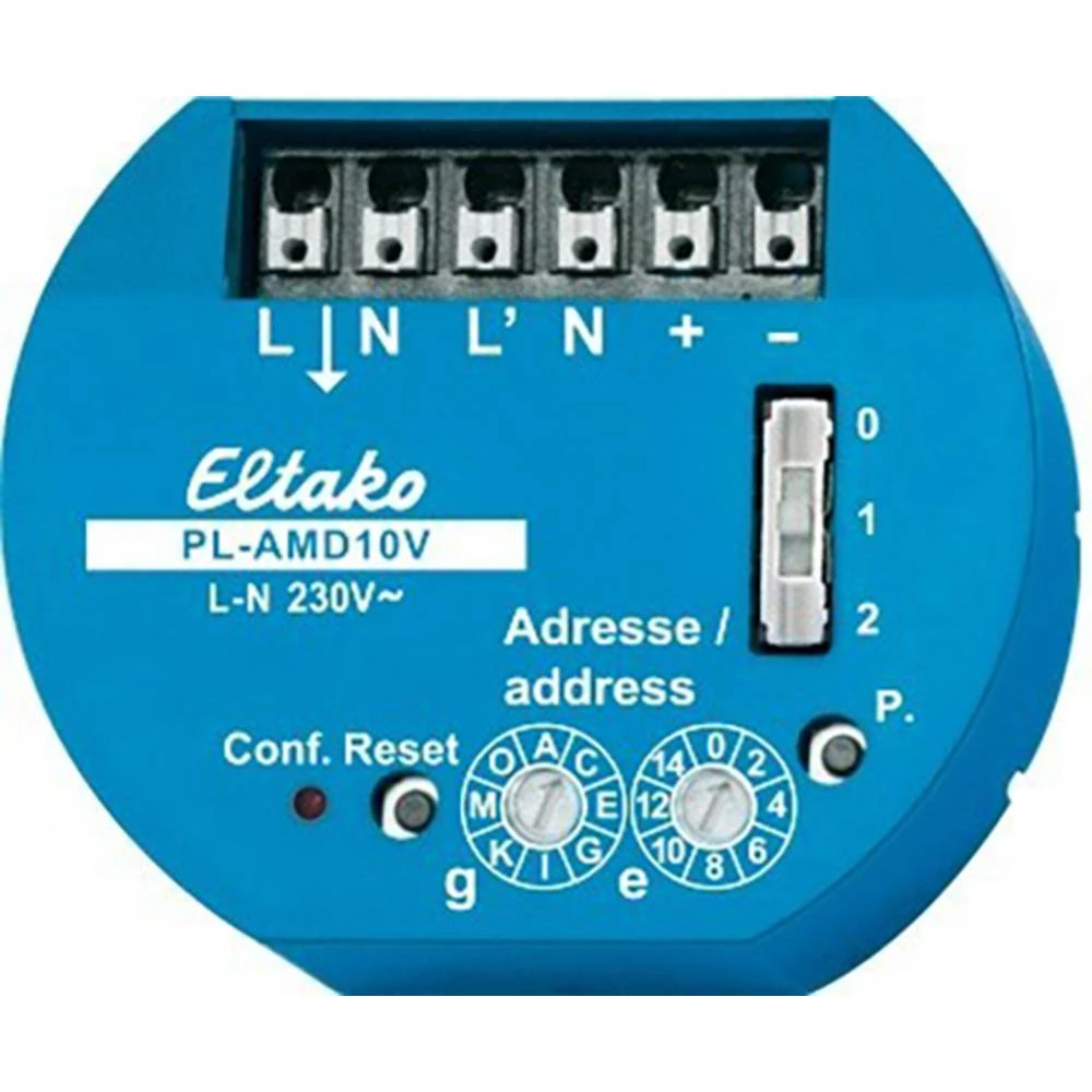 PL-AMD10V Eltako aktuator za zatamnjivanje podžbukna slika