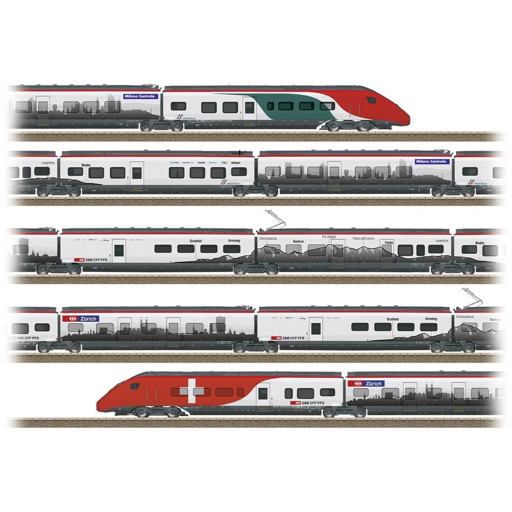 TRIX H0 25811 H0 RABe 501 Giruno višestruka jedinica velike brzine SBB-a slika