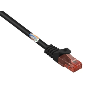 Basetech    BT-2272287    RJ45    mrežni kabeli, patch kabeli    cat 6    U/UTP    15.00 m    crna    sa zaštitom za nosić, bez halogena    1 St. slika