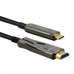Roline 14.01.3474 USB-C® / HDMI adapter crna 30.00 m slika