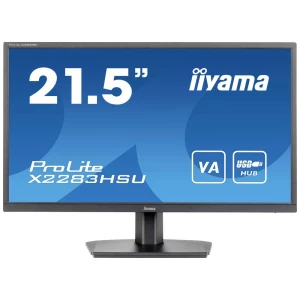 Iiyama X2283HSU-B1 LED zaslon 54.6 cm (21.5 palac) Energetska učinkovitost 2021 E (A - G) 1920 x 1080 piksel Full HD 1 ms USB, HDMI™, DisplayPort, slušalice (3.5 mm jack) VA LED slika
