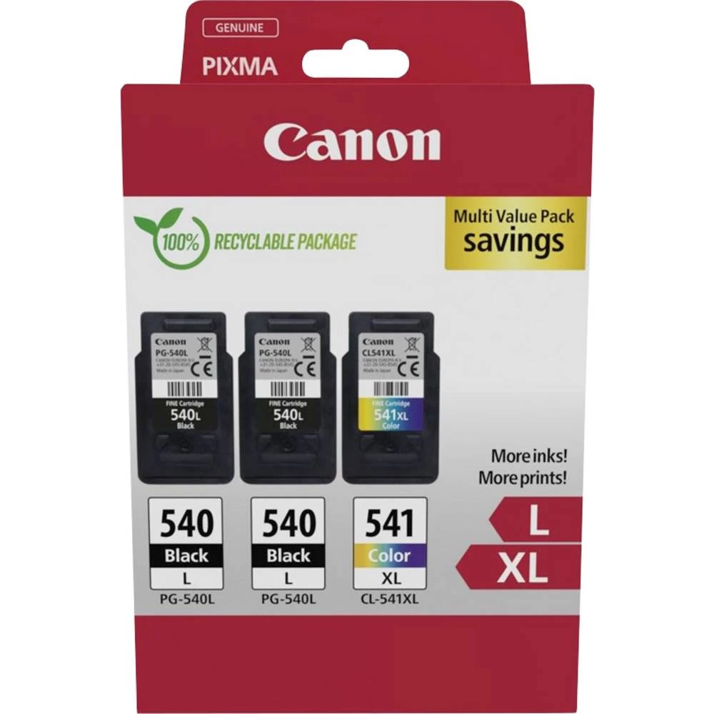 Canon tinta PG-540L+CL-541XL original 3-dijelno pakiranje crna, crna, u boji 5224B017 slika