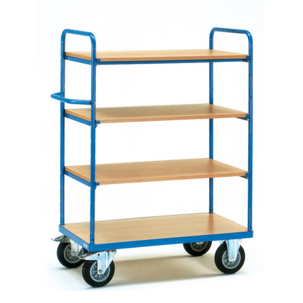 Fetra Hauptartikel 8201 etažna kolica čelik obložen s prahom Opterećenje (maks.): 500 kg briljantno-plava (RAL 5007) boj slika