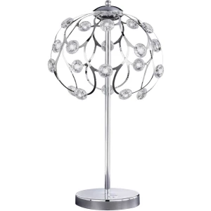 LED stolna lampa 18 W Toplo-bijela WOFI 8359.01.01.8250 Krom boja slika
