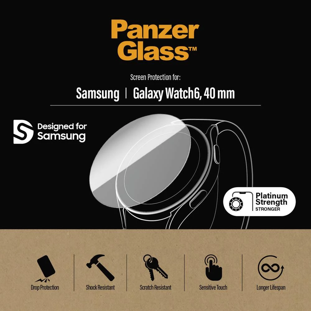 PanzerGlass Galaxy Watch6 (Bluetooth + LTE), Galaxy Watch6 (Bluetooth) zaštitno staklo za ekran   40 mm slika