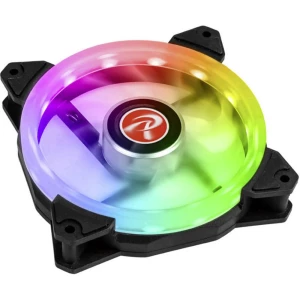 Ventilator za PC kućište Raijintek IRIS 12 Rainbow RGB Orcus PWM Crna, Prozirna, RGB (Š x V x d) 120 x 120 x 25 mm slika