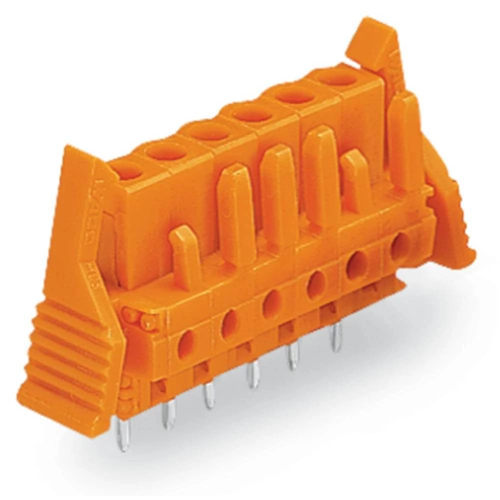 WAGO kućište utičnice za tiskanu pločicu 232 Ukupan broj polova 4 Raster: 5.08 mm 232-164/039-000 50 St. slika