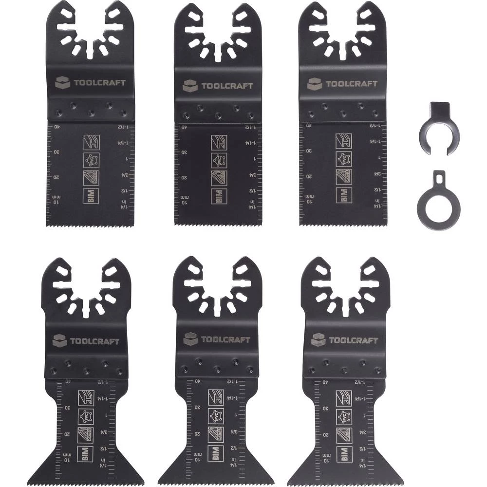 TOOLCRAFT TO-10283859 bimetal komplet dodatne opreme za višenamjenski alat 6 kom. slika