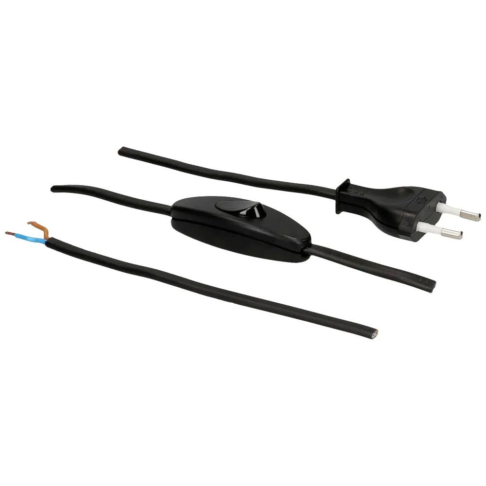 Max Hauri 127895 struja kabel za napajanje  crna 2.00 m slika