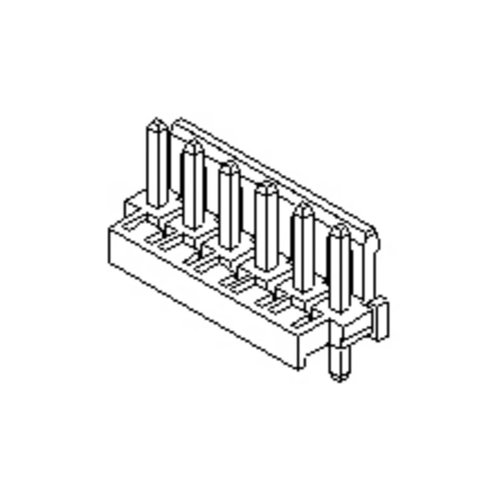 Molex ugradna standardna letva s muškim kontaktima 53520-1120 1 St. slika