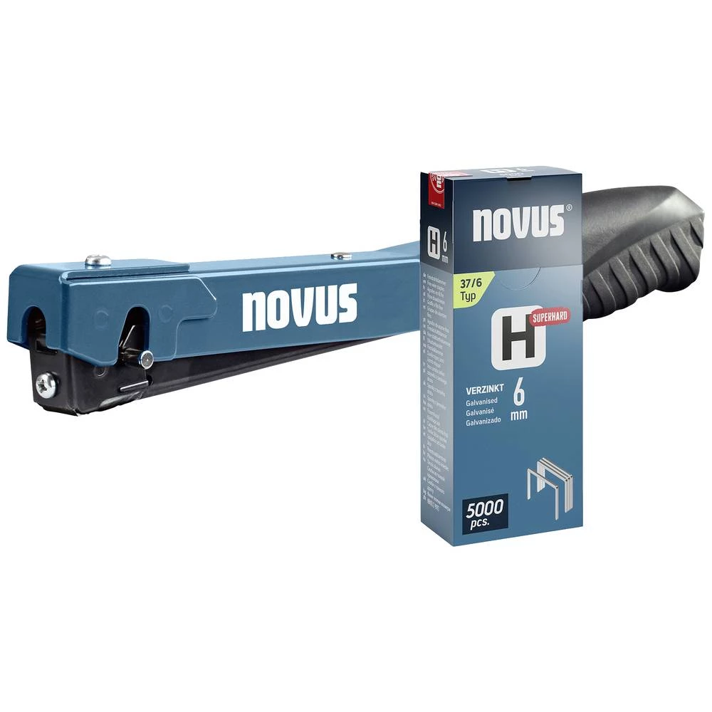 Novus Tools 030-0463 čekić-klamerica Vrsta stezaljka tip 37 Dužina spajalice 4 - 6 mm slika