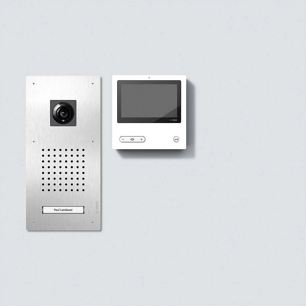 Siedle  SET CLVP850-1-01 E/W    portafon za vrata        srebrna, bijela slika