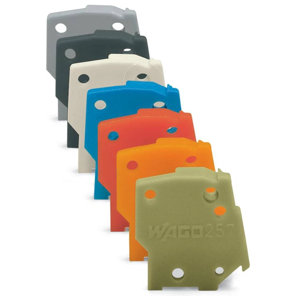 WAGO Krajna ploča tamno-sive boje 100 komada