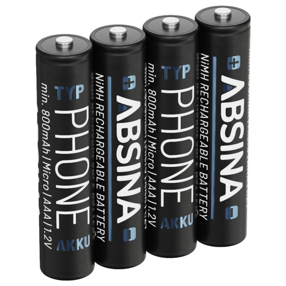 Absina micro (AAA) akumulator NiMH 1.2 V 4 kom. slika