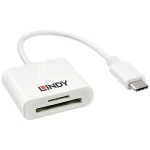 LINDY  vanjski čitač memorijskih kartica microSD, SD, USB-C™ USB 3.2 (1. gen.) bijela