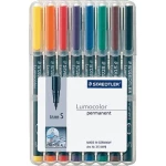 Staedtler flomaster za foliju  313 WP8 plava boja, smeđa boja, žuta, zelena, narančasta, crvena, crna, ljubičasta