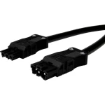 Adels-Contact 14876330 mrežni priključni kabel mrežni adapter - mrežni konektor Ukupan broj polova: 2 + PE crna 3.00 m 25 St.