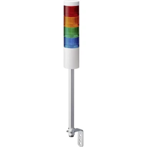 Signalni toranj LED Patlite LR6-402LJNW-RYGB 4-bojno, Crvena, Žuta, Zelena, Plava boja 4-bojno, Crvena, Žuta, Zelena, Plava boja slika
