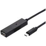 VALUE USB 2.0 nastavak, aktivan, s repetitorom, AC, crni, 10 m Value KVM produžetak  10.00 m crna