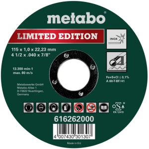 Metabo  616262000 rezna ploča ravna   22.23 mm 100 St. slika