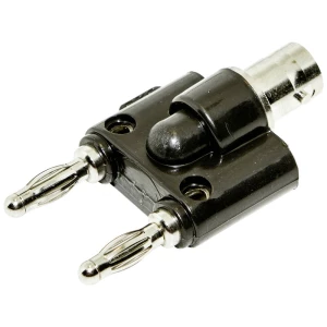 Mueller Electric BU-P1269 banana utikač Zatik-Ø: 4 mm crna 1 St. slika